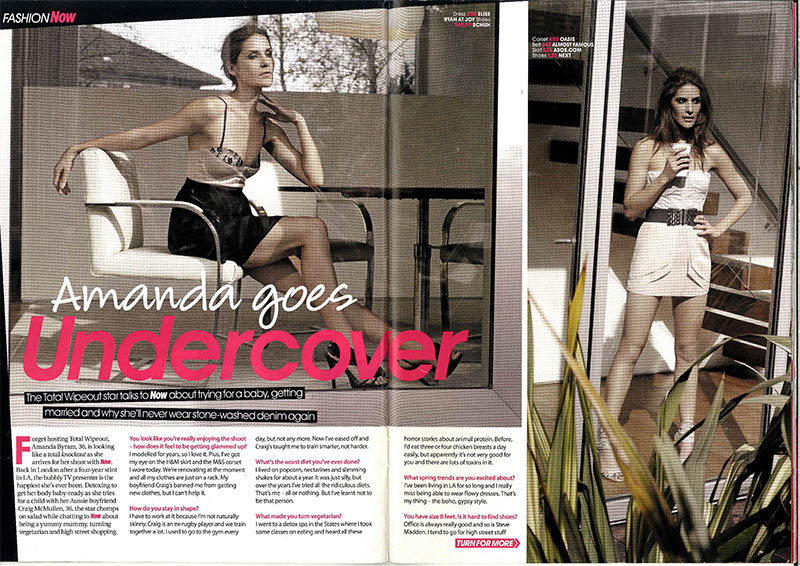 Amanda Byrams for Now Magazine