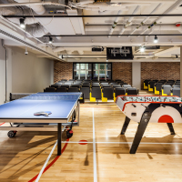 Games area (table tennis & table football)